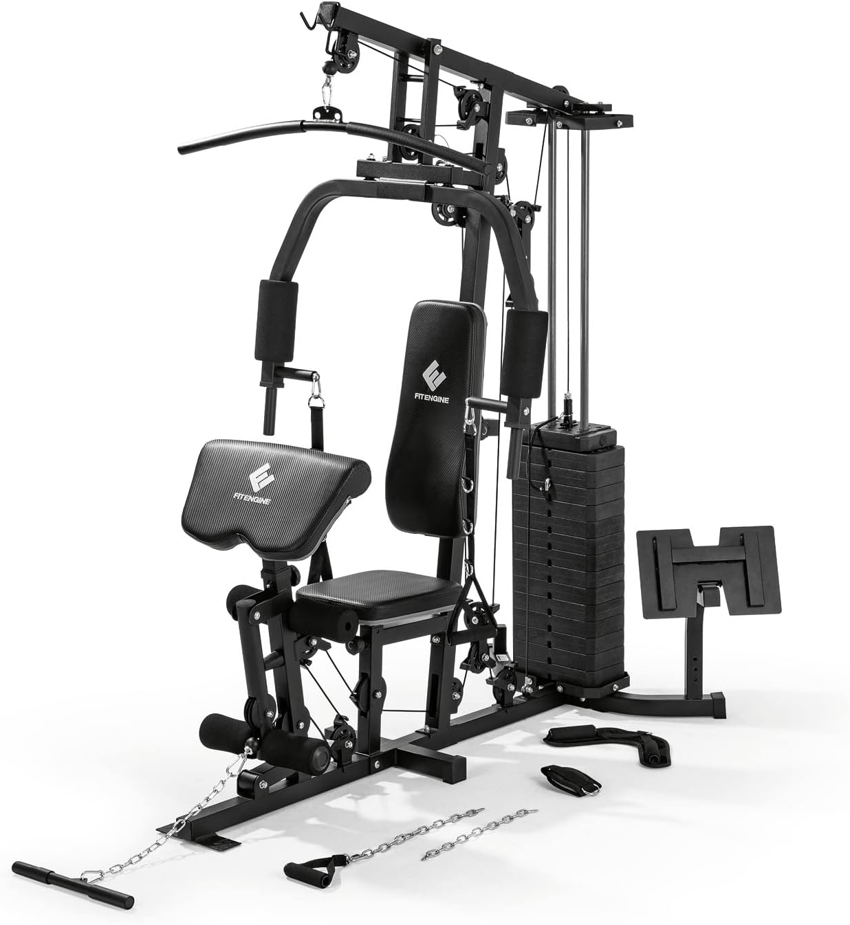 FitEngine Kraftstation: Komplettes Home Gym mit 67 kg Gewichten