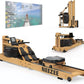 Neezee Water Rowing Machine | Solid Wood, Foldable, Bluetooth Display