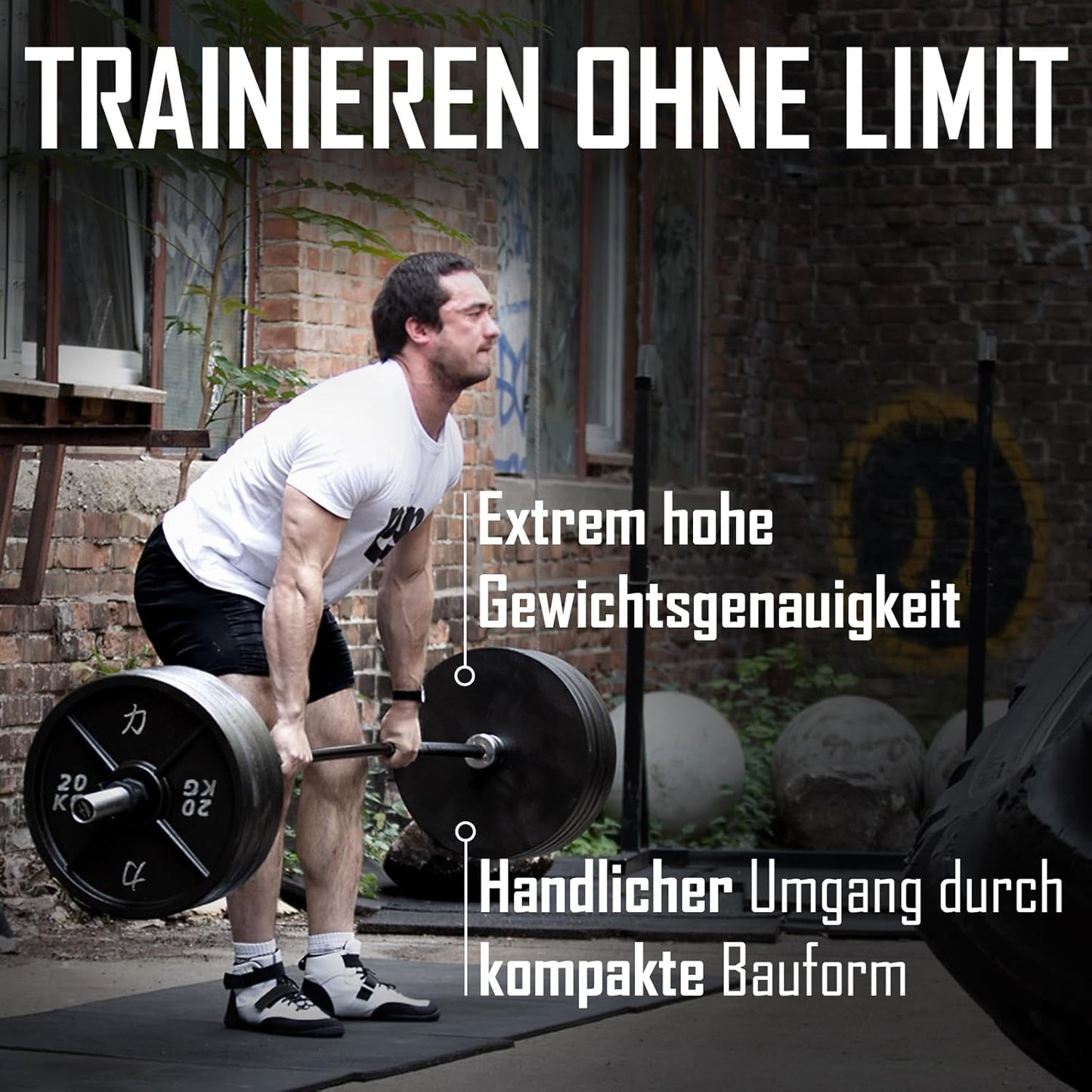 Strength Shop Gusseisen Hantelscheiben: Robuste 50mm Gewichtsscheiben für Langhantel