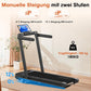 VANNECT Faltbares Laufband: Walking Pad mit Steigung für Zuhause