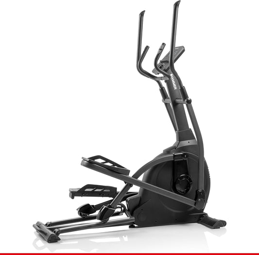 Hammer SpeedMotion II: Crosstrainer mit Steigung, 24 Programmen & 18 kg Schwungmasse