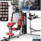 Sportstech HGX200: Multifunktions-Kraftstation mit Stepper, Beinpresse & Powertower