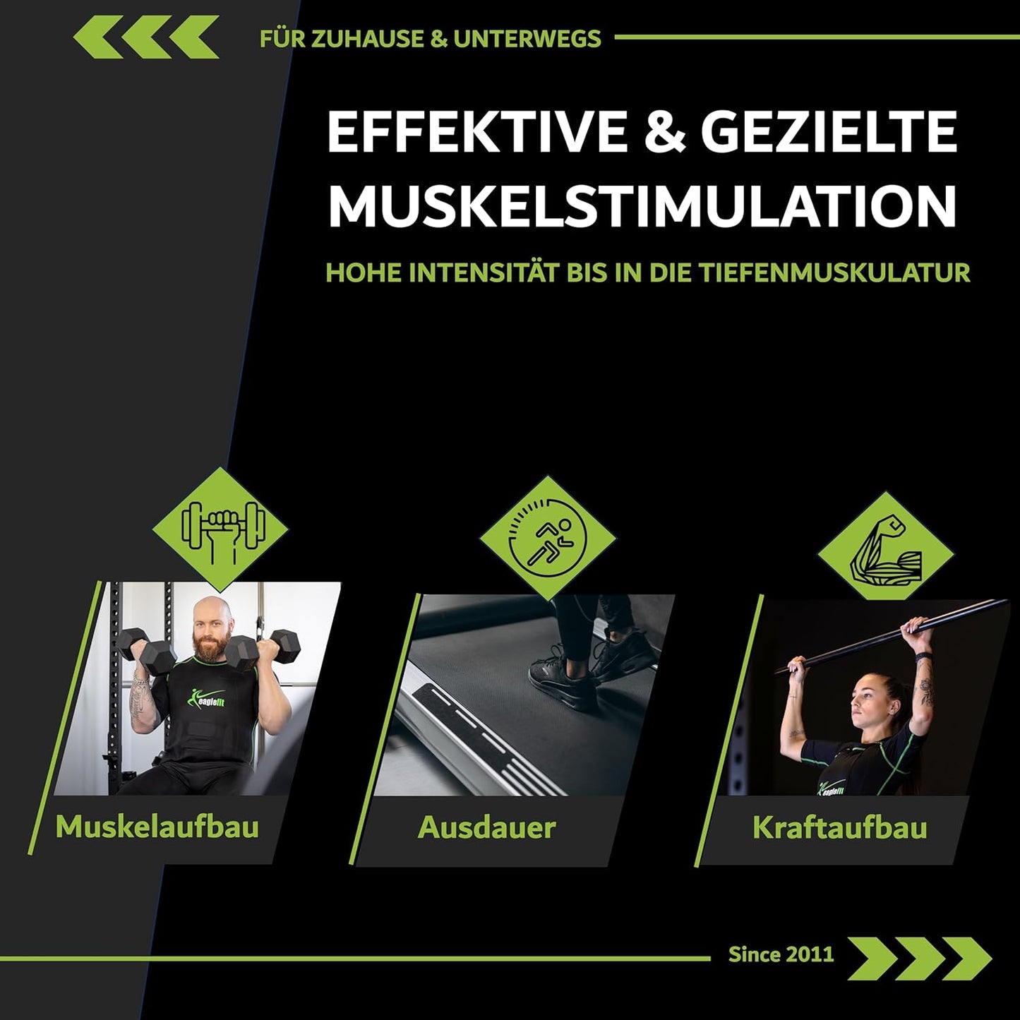 eaglefit PRO EMS Suit System: Wireless Muscle Stimulation for Home Workouts