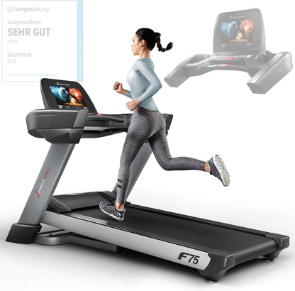 Sportstech F75: Profi-Laufband, klappbar, 7 PS, Android, Made in Germany