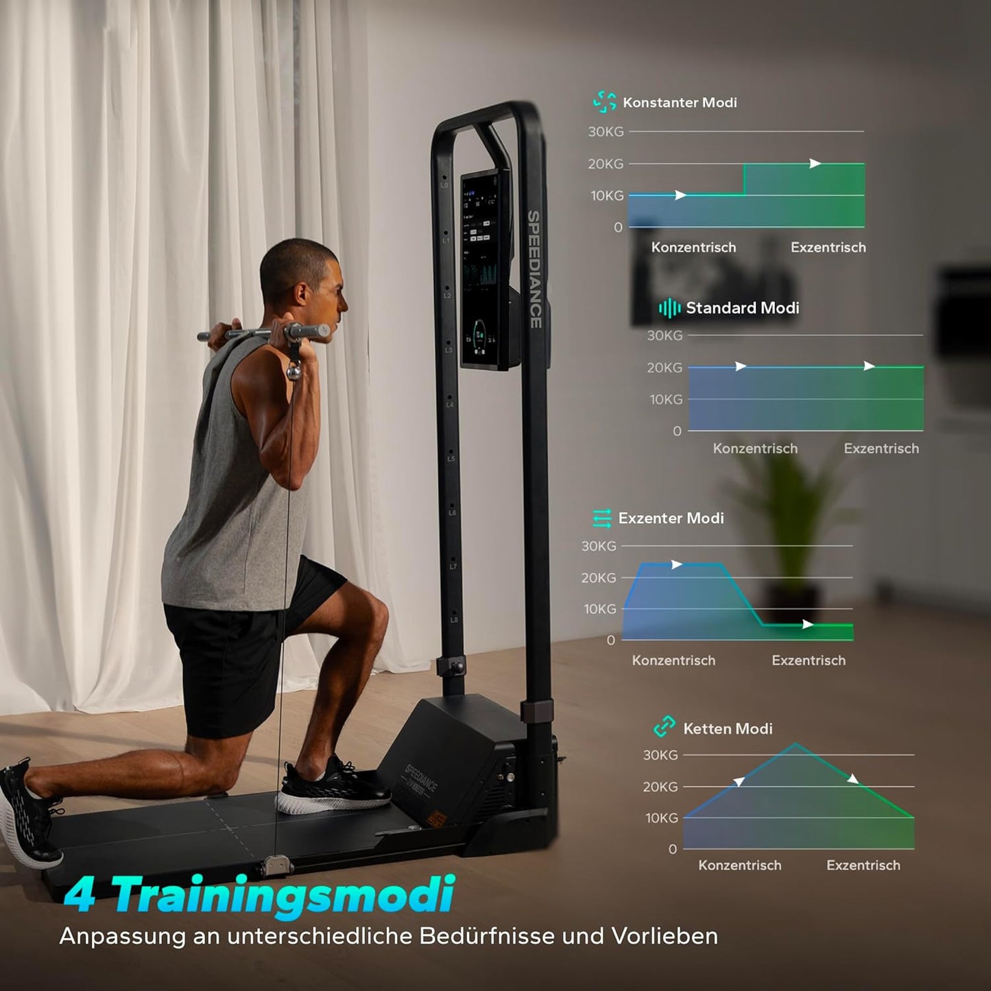 Speediance Smart Home Gym: Multifunktionale Smith Machine Power Cage
