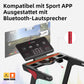 JASPORT L3 Faltbares Heimtrainer-Laufband mit Bluetooth & Steigungsfunktion