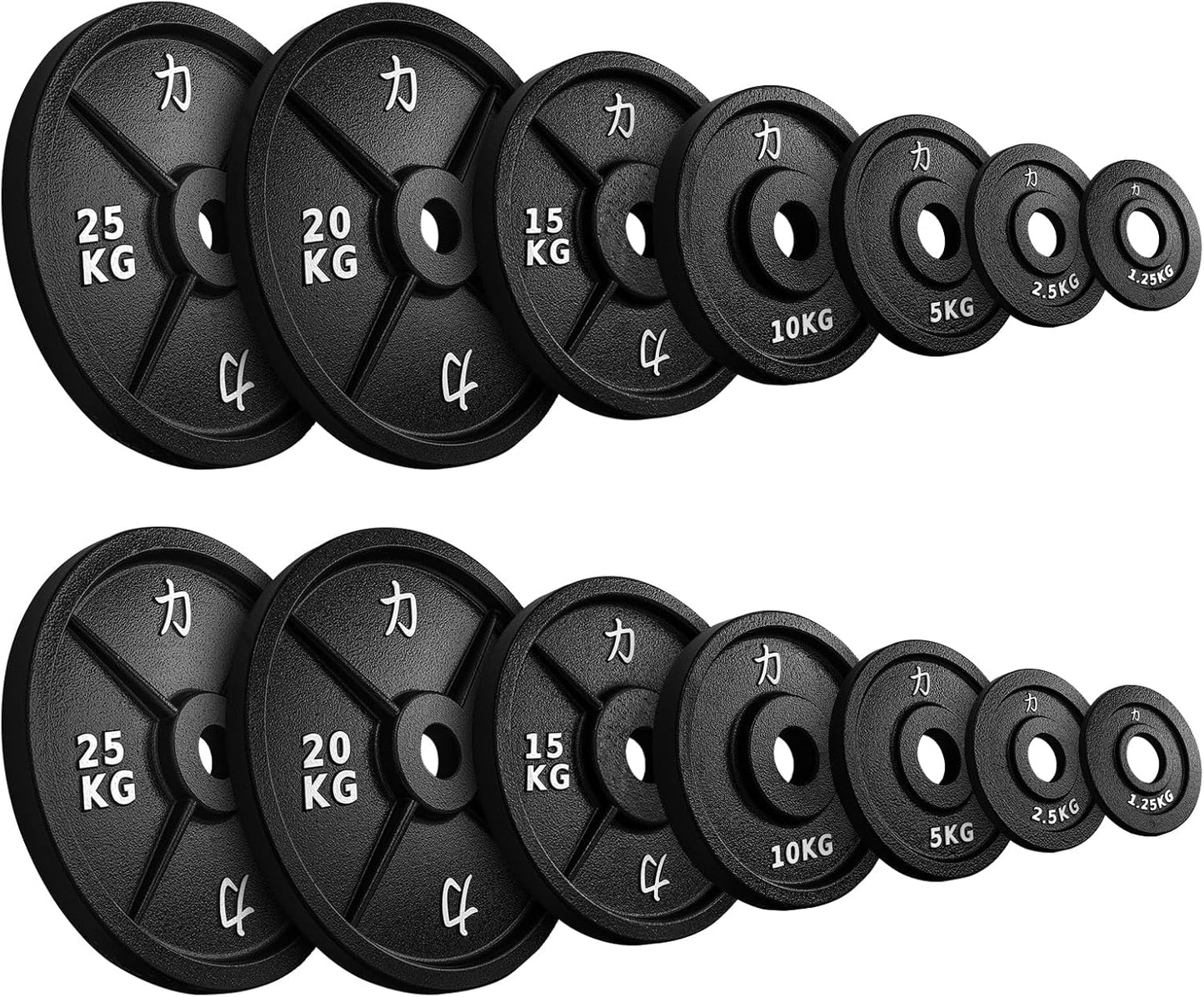 Strength Shop Gusseisen Hantelscheiben: Robuste 50mm Gewichtsscheiben für Langhantel